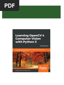 Instant download Learning OpenCV 4 Computer Vision with Python 3 pdf all chapter