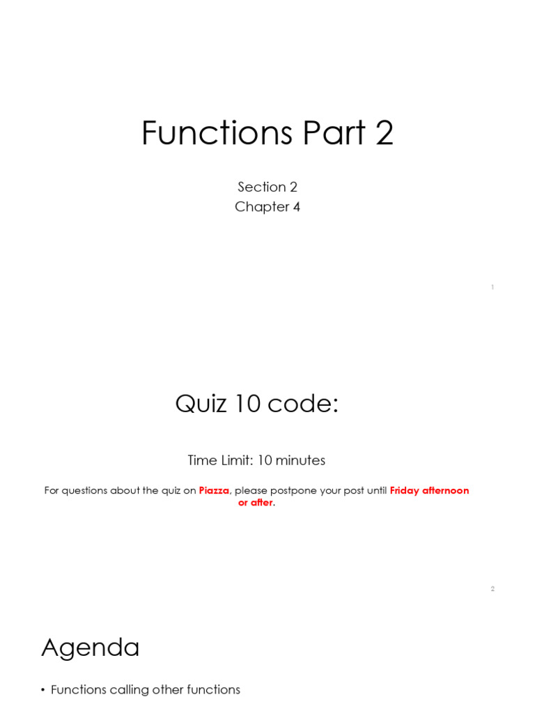 Advanced Python Functions and Recursion | PDF | Parameter (Computer ...