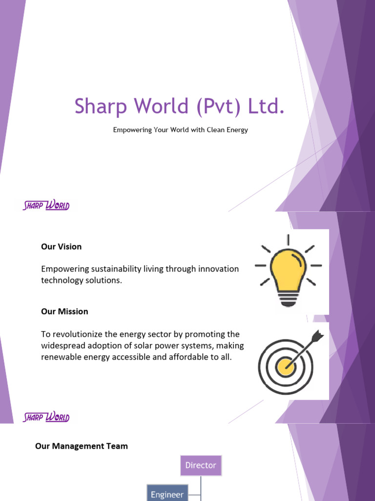 Sharp World: Solar Solutions & Services | PDF