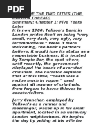 Chapter Summaries of A Tale of Two Cities | PDF | A Tale Of Two Cities