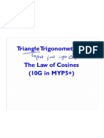 Triangle Trig - Cosine Rule - Block A