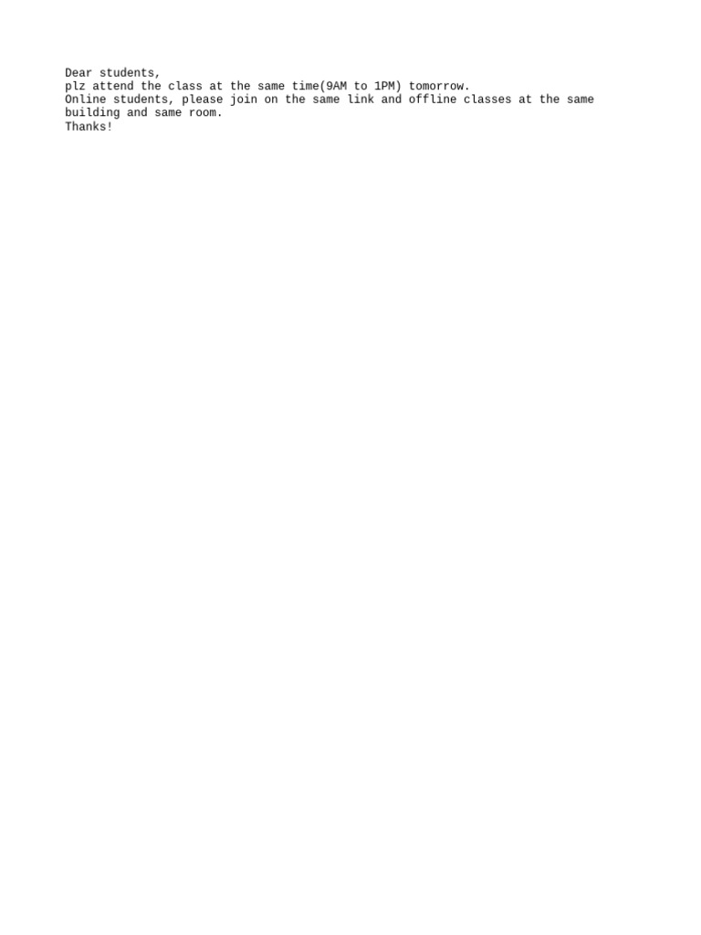 Class information check it once pdf