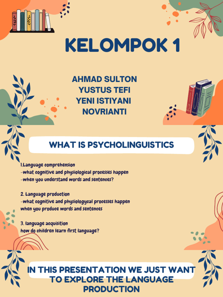Understanding Language Production Processes | PDF | Word | Lexicon