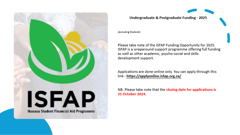 ISFAP Bursary Application 2025 Details | PDF