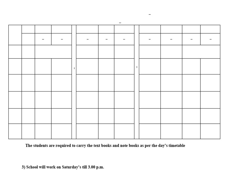 D.A.V. Chennai Class X Timetable 2024-25 | PDF | Observation | Inquiry