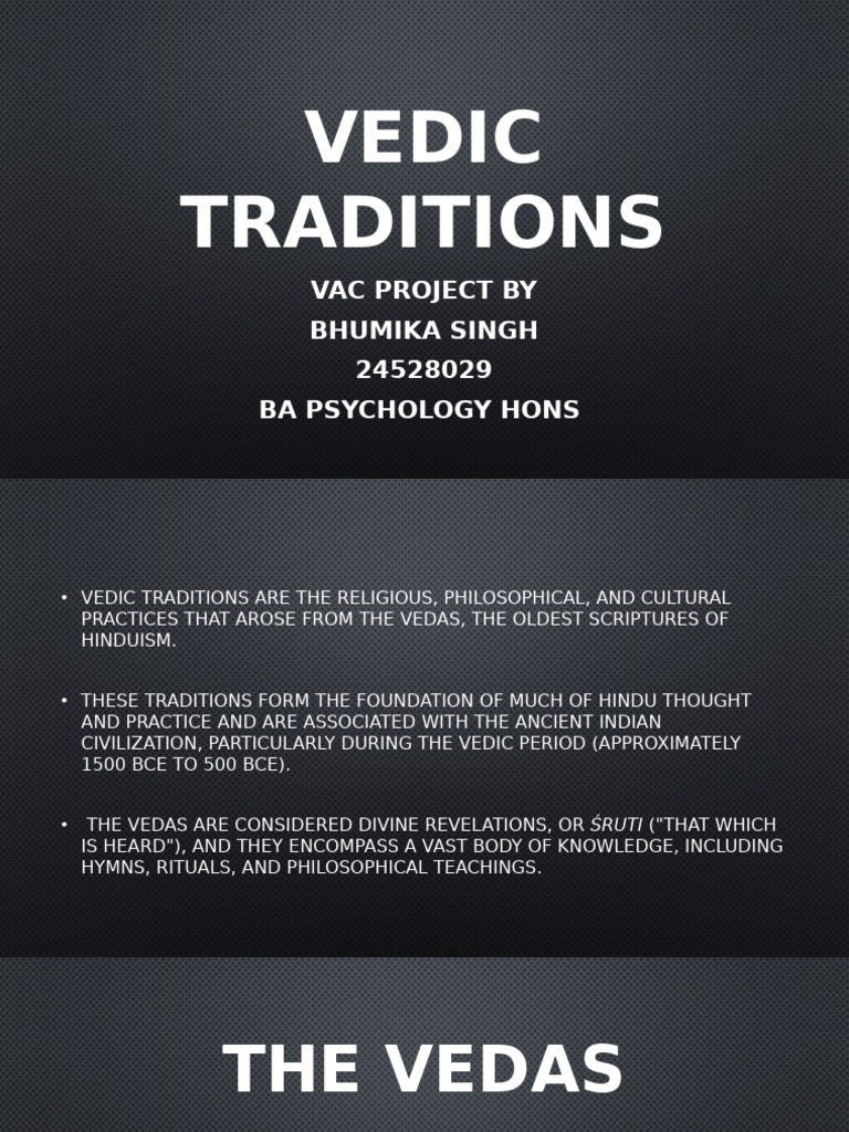 Vedic Traditions: Foundations of Hinduism | PDF | Vedas | Brahman