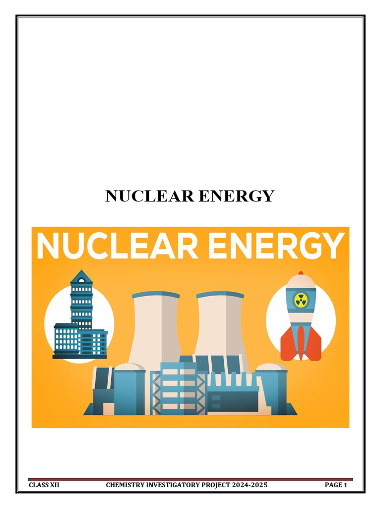 Nuclear Energy: Fission and Fusion Insights | PDF | Nuclear Fission ...