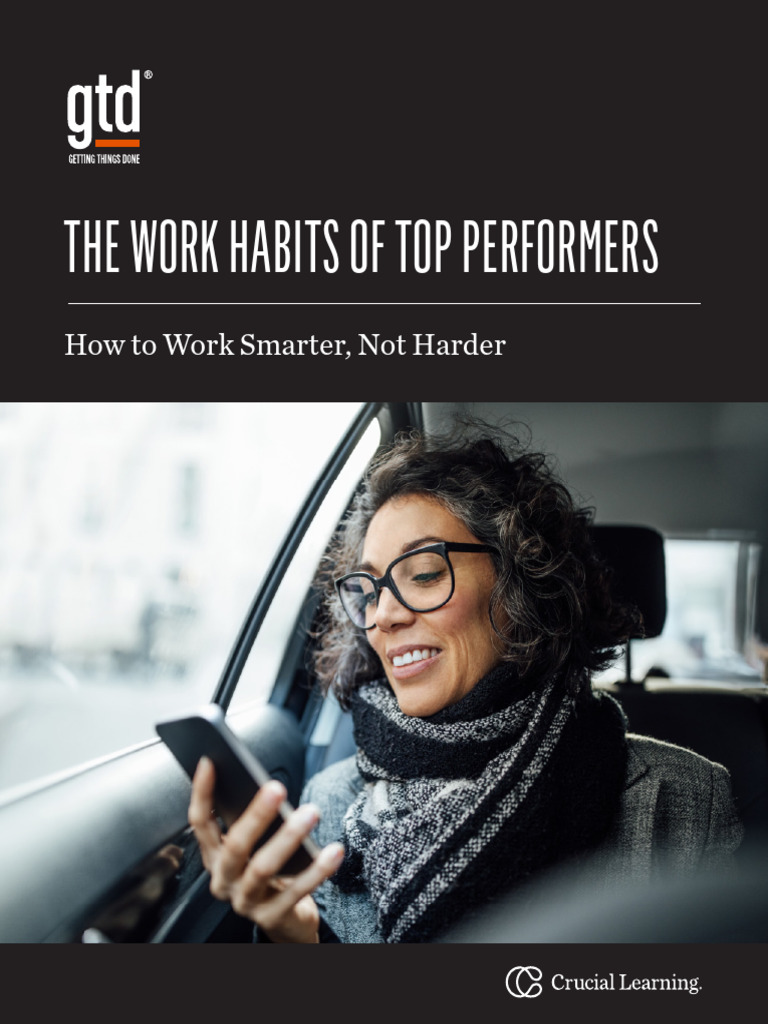 Ebook - The Work Habits of Top Performers | PDF