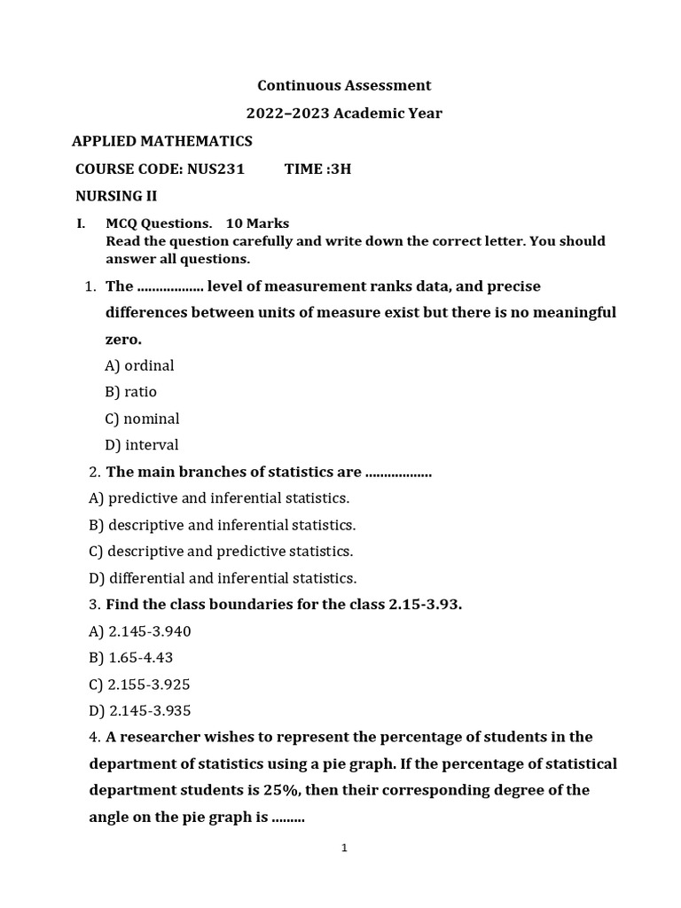 Ca applied maths ns2 pdf statistics mean