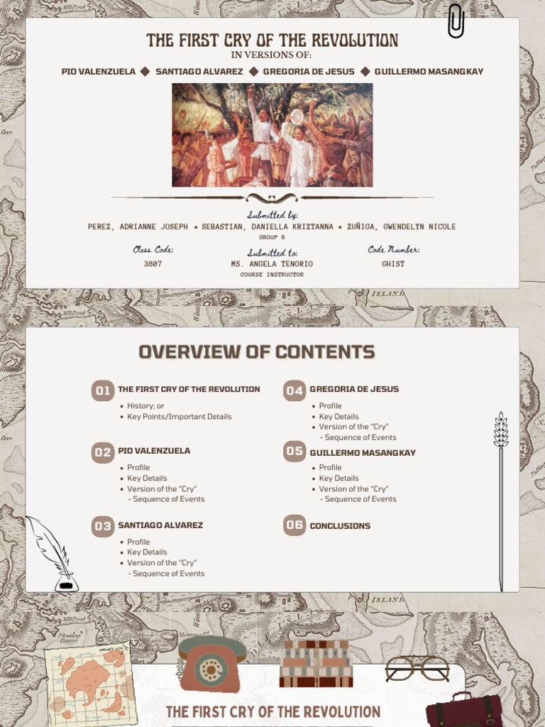 The First Cry of Revolution Explained | PDF | Philippines | Spanish ...