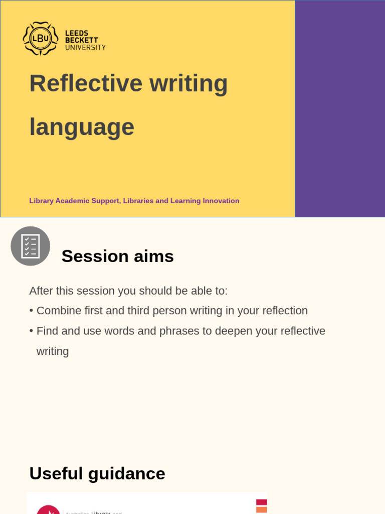 Mastering Reflective Writing Techniques | PDF