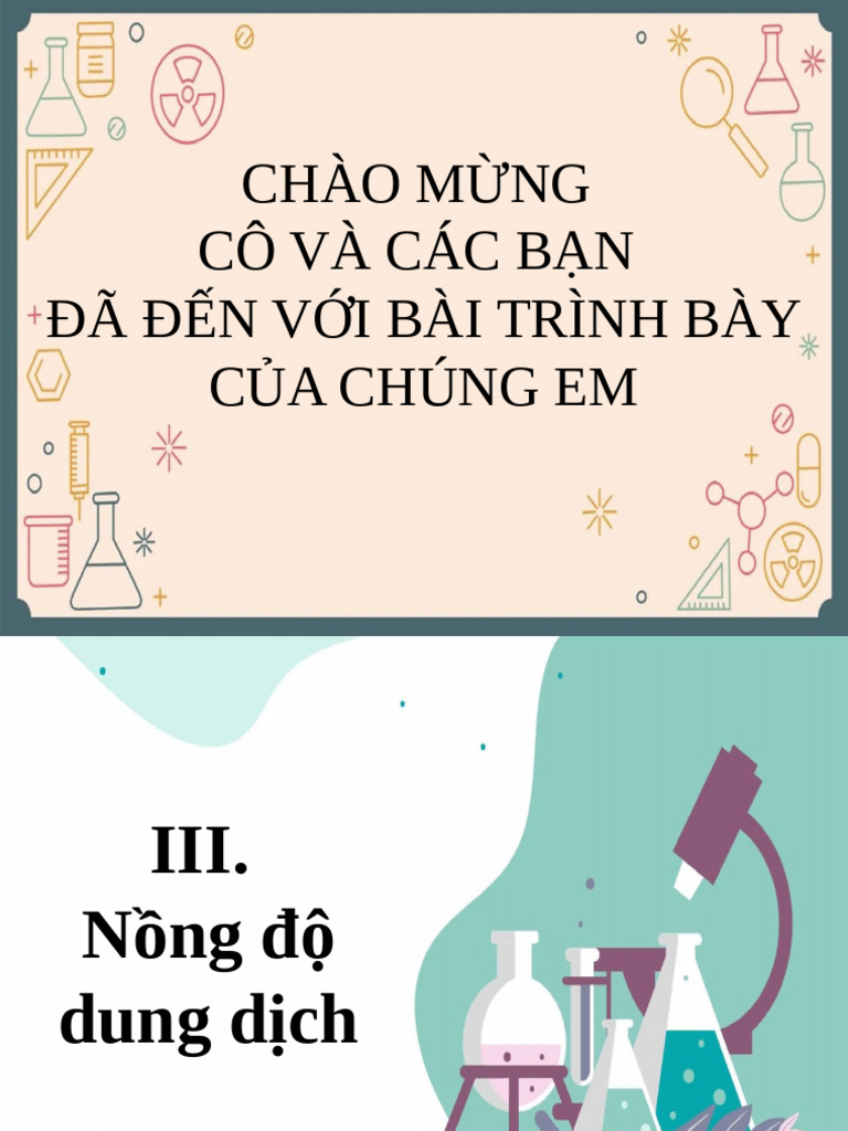 Chào Mừng Cô Và Các Bạn Đã Đến Với Bài Trình Bày Của Chúng Em | PDF