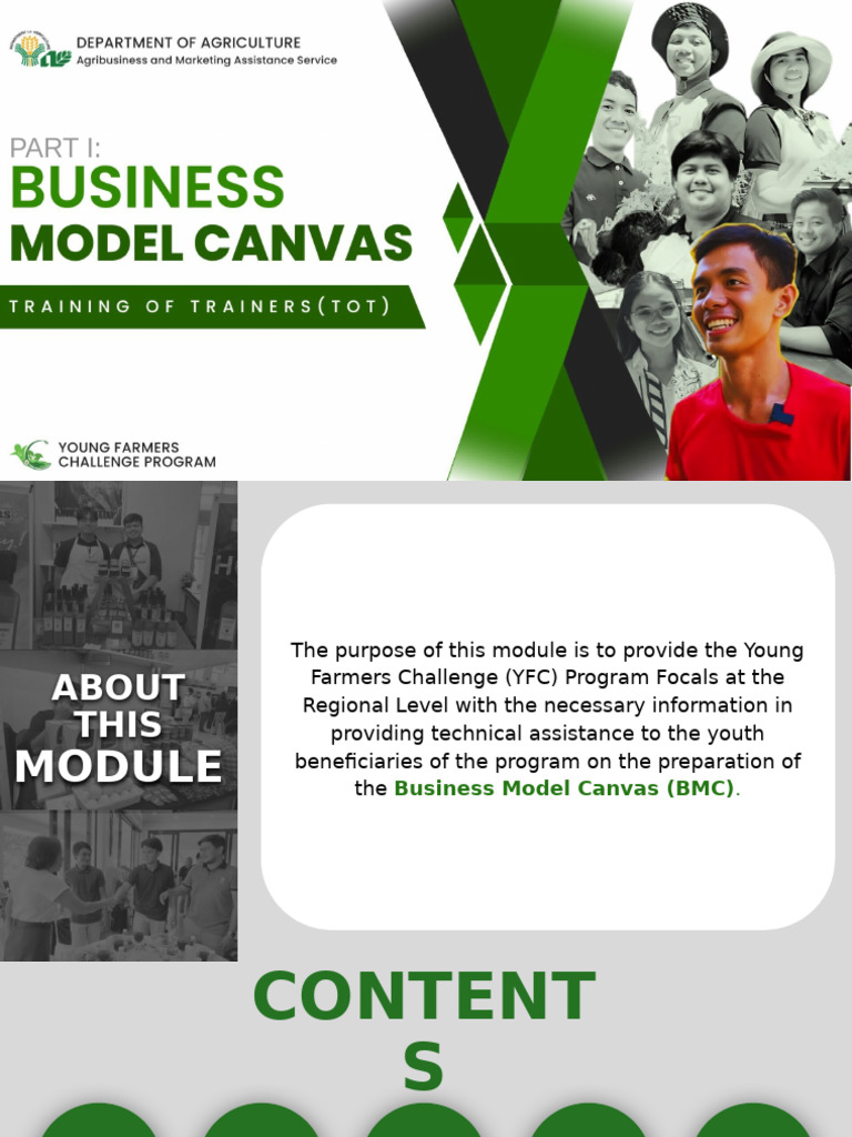 YFC TOT Part I - Business Model Canvas 2 | PDF | Market Segmentation ...