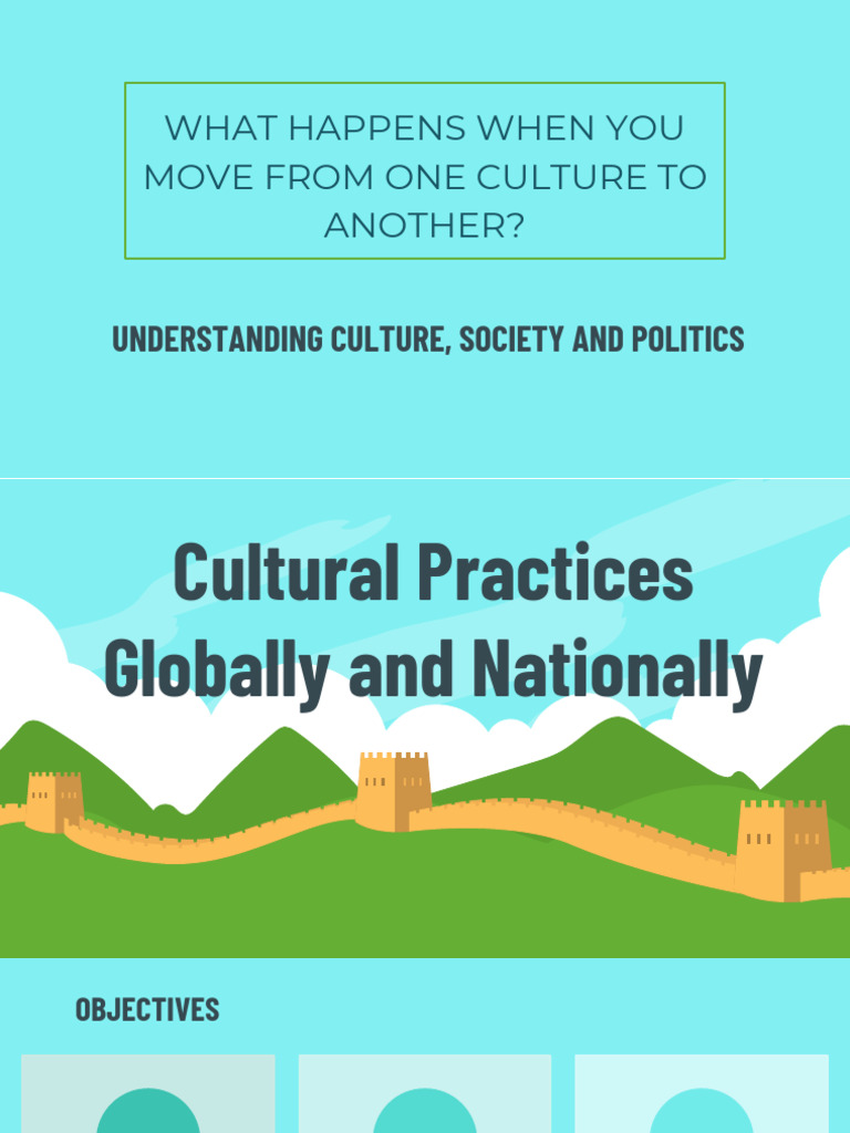 Global and National Cultural Practices | PDF
