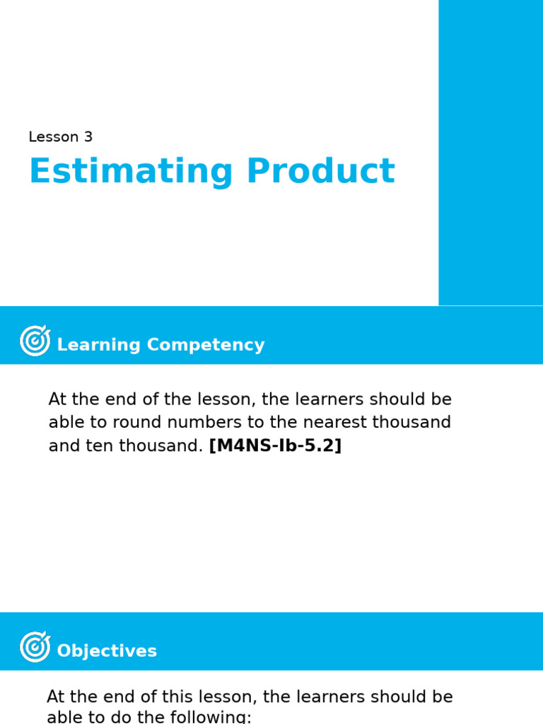 Gr4 Q1 - Ch1 Lesson 3 | PDF