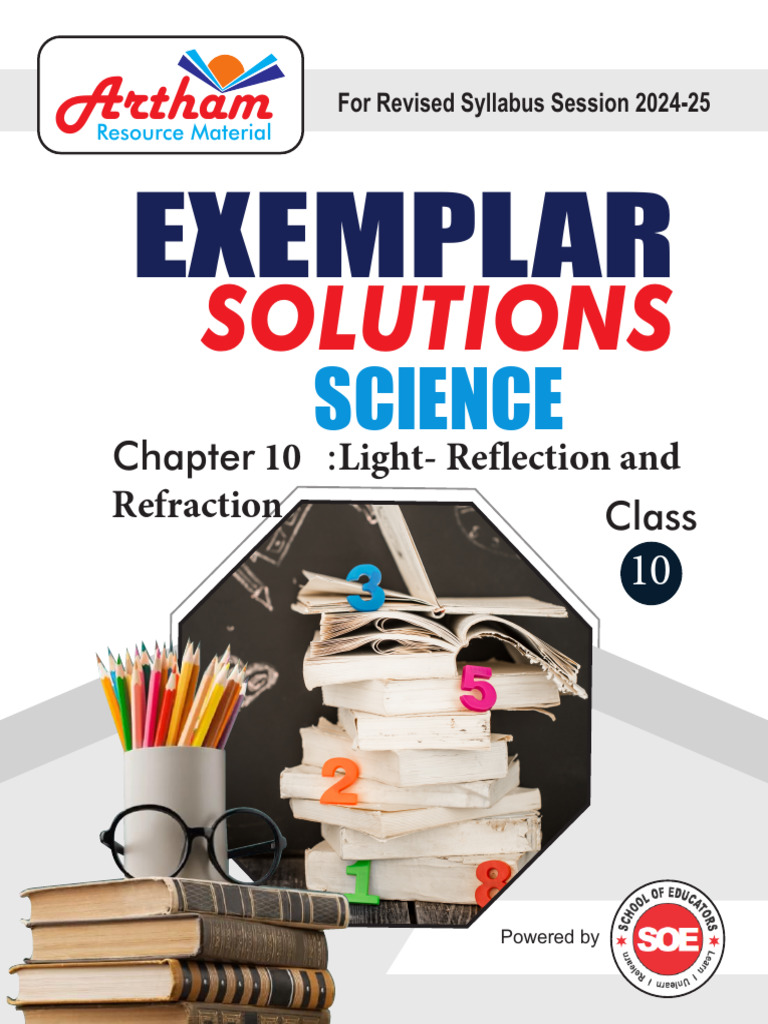 Class X Science Exampler Solution Chapter 10 - Light Reflection and ...