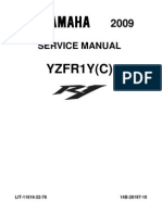 Yamaha R1 2009 Service Manual