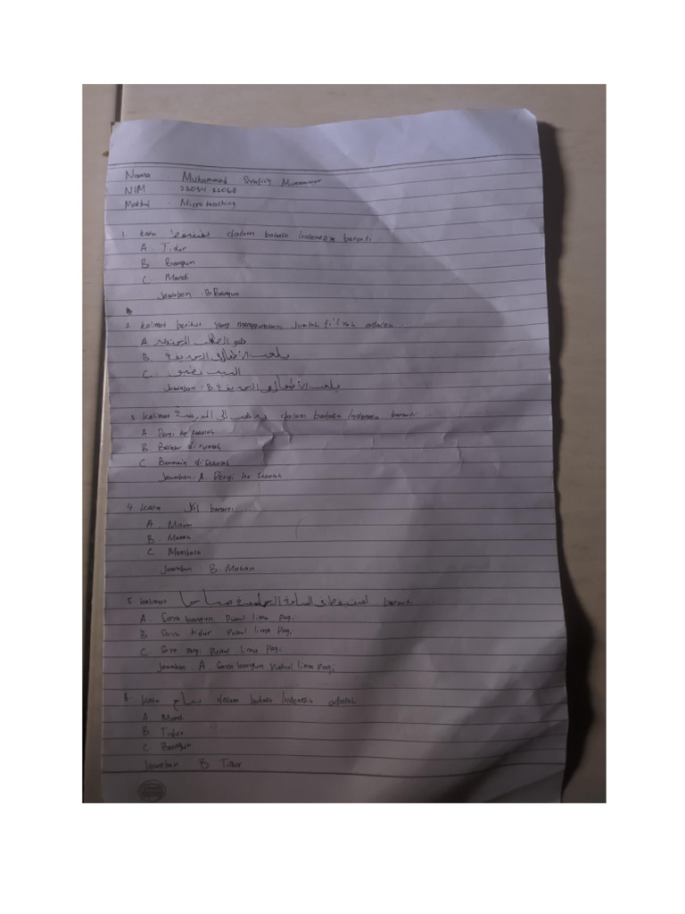 Tugas Microteaching Pdf