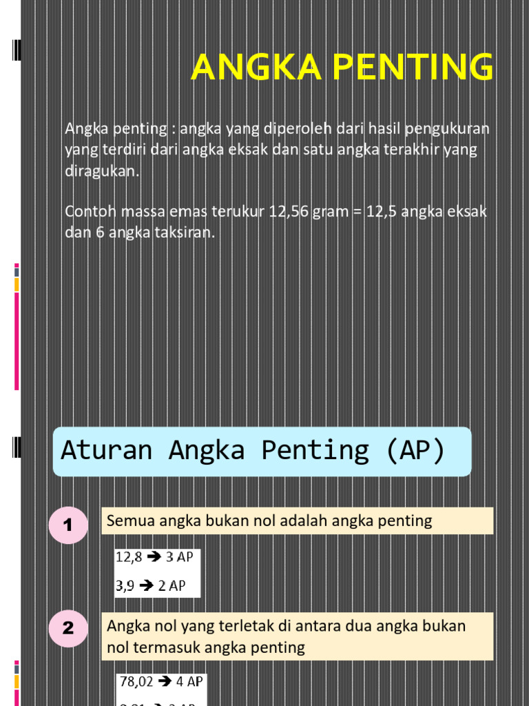 Aturan Angka Penting dalam Pengukuran | PDF