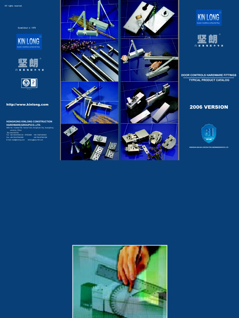 Kin Long - Door Controls Hardware Fittings - 2006 | PDF | Door ...
