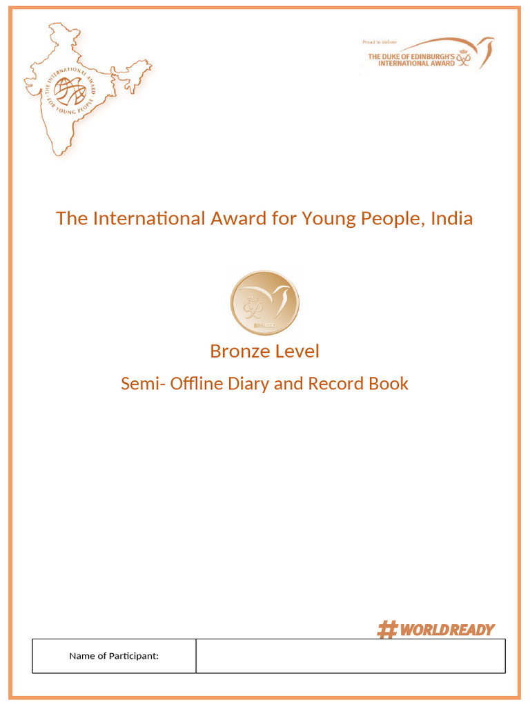 Bronze Level Record Book | PDF