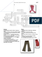 L1 L&S Supp Mats U2 Clothes Crossword