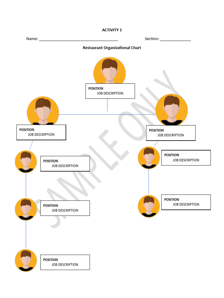 SAMPLE ORGANIZATIONAL STRUCTURE | PDF