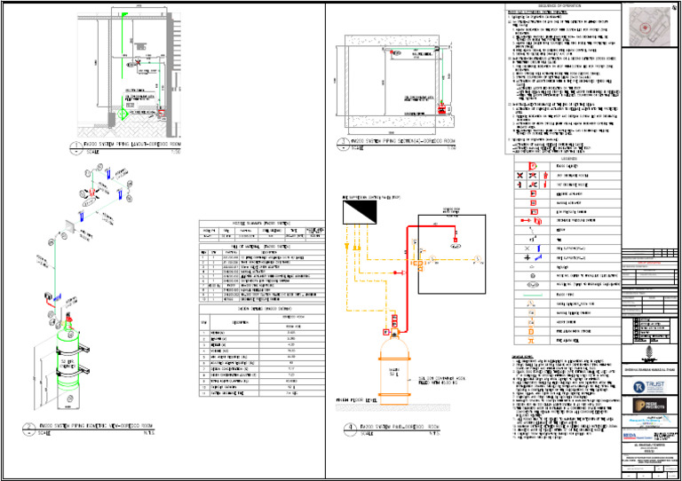 FM200 System Mechanical Layout | PDF | Civil Engineering | Construction ...