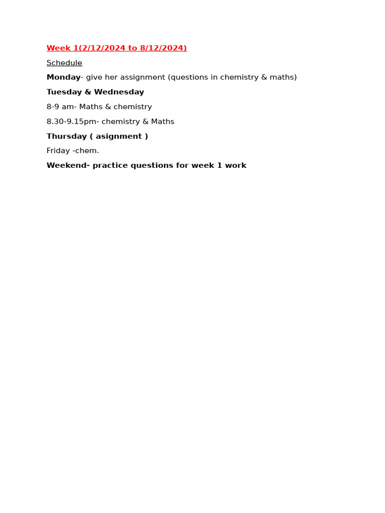Week 1 | PDF
