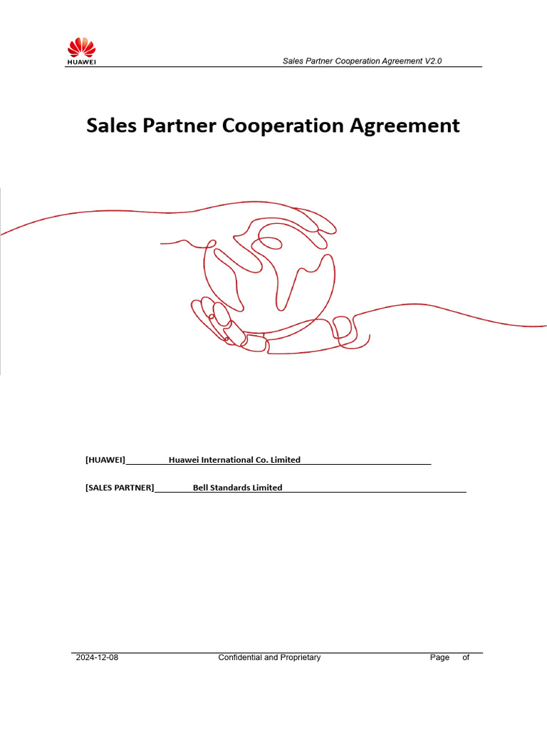 Sales Partner Cooperation Agreement V2.0 | PDF | Trademark