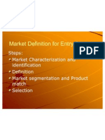 PMarket Definition For Entry Strategy