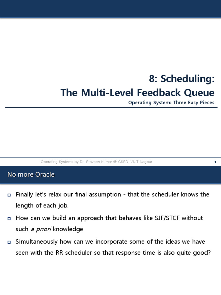 08.Scheduling_The_Multi-level_Feedback_queue | PDF | Scheduling ...
