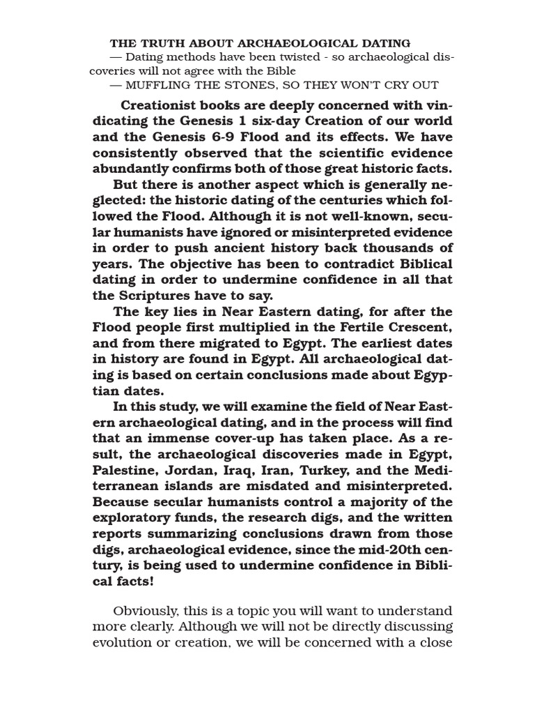 Archeological Dating | PDF | Radiocarbon Dating | Ancient Egypt