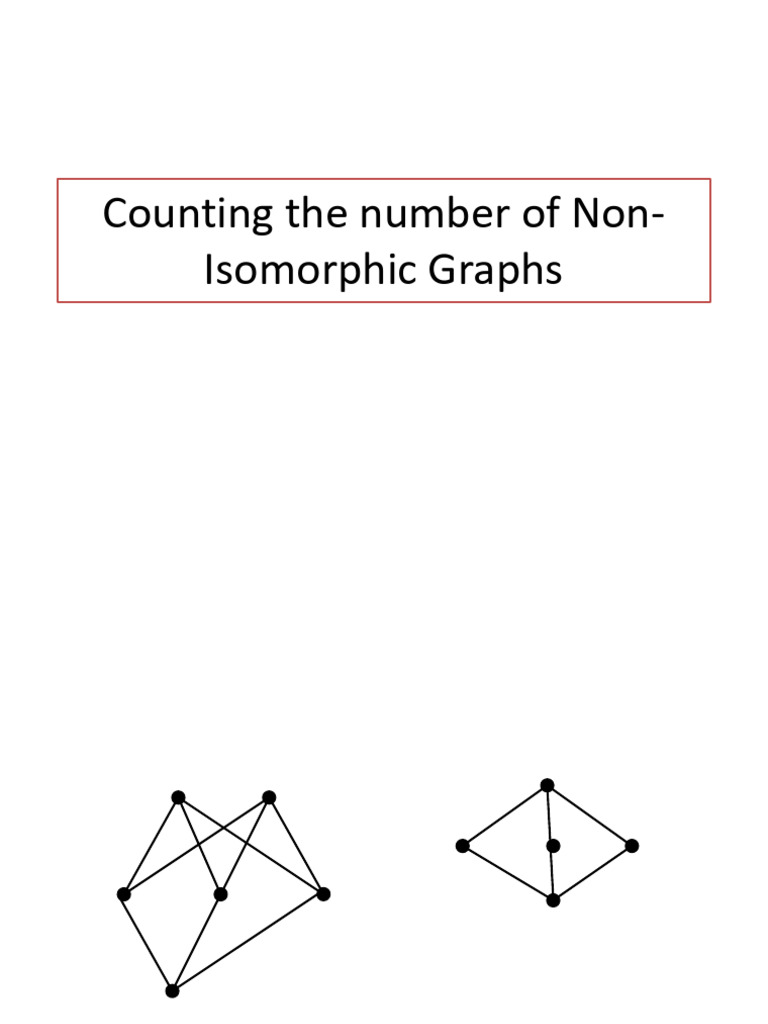 9.5non-IsomorphicGraphs | PDF | Mathematical Concepts | Theoretical ...