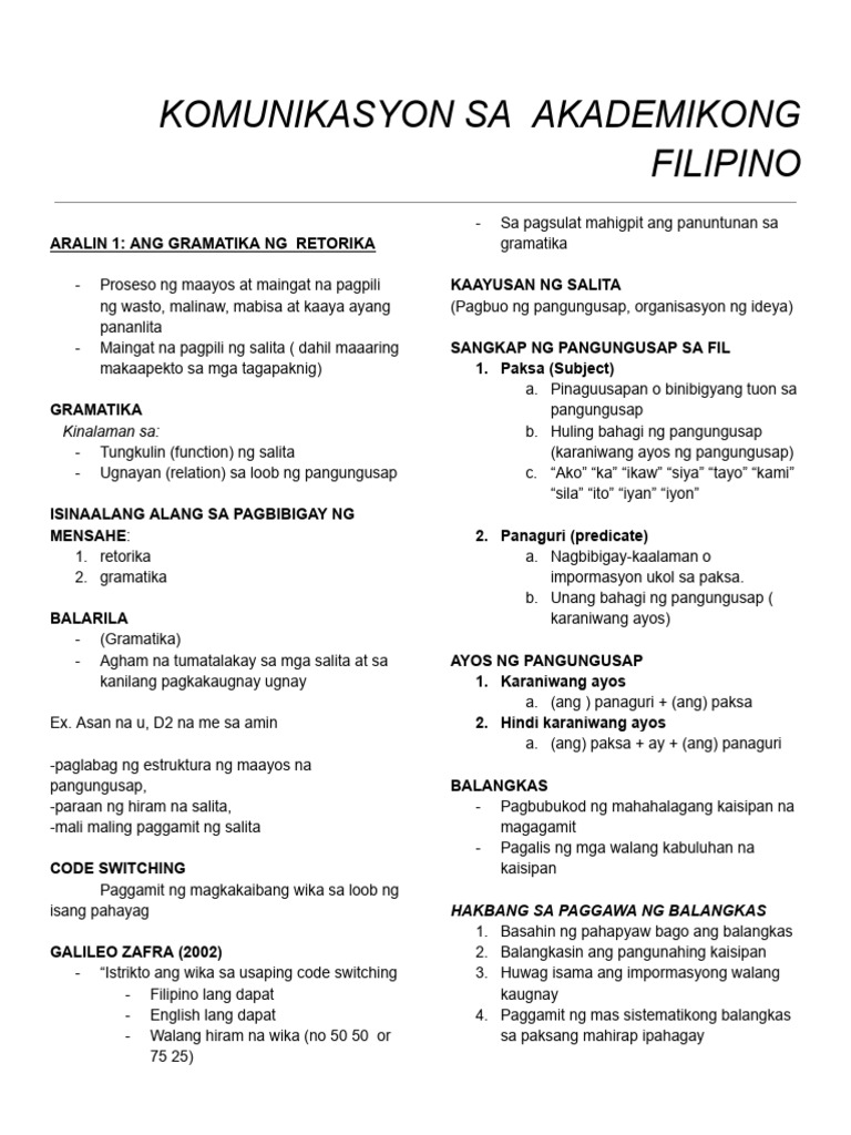 Bsa 1a Midterm Notes | PDF