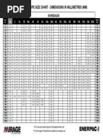 DN Nominal Pipe Size Chart Metric MM | PDF