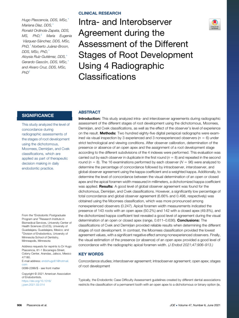 906.913 Classification Root Developemnt | PDF