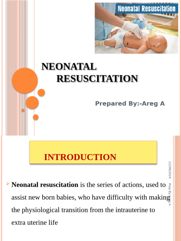 Neonatal Resuscitation | PDF | Infants | Breathing