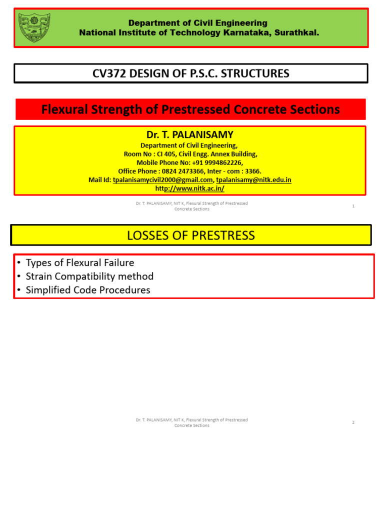 Flexural Strength in Prestressed Concrete | PDF | Prestressed Concrete ...