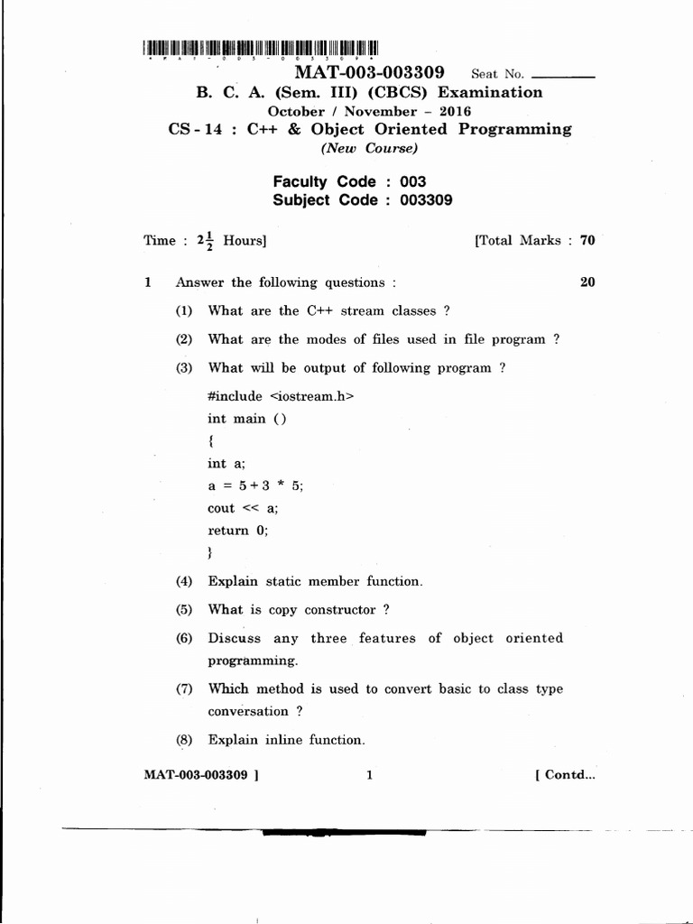 c Plus Plus 2016 | PDF | C++ | Class (Computer Programming)