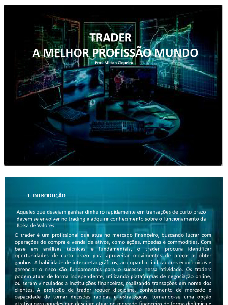 Como se Tornar um Trader de Sucesso | PDF | Day Trading (mercado ...