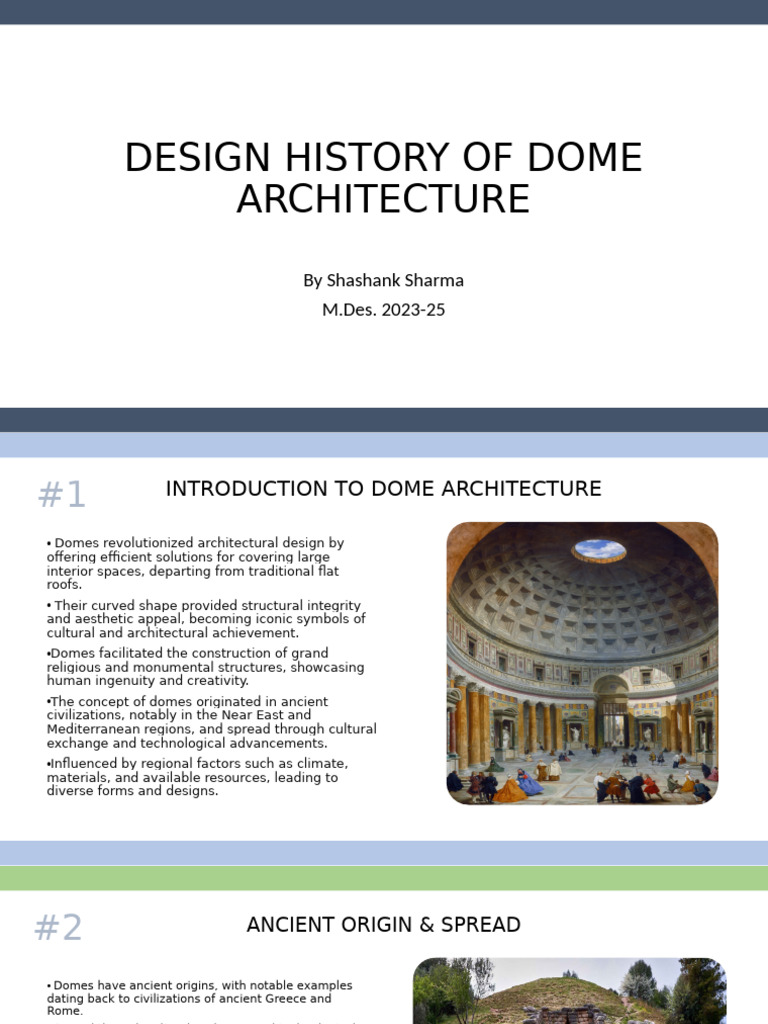 Design History of Dome Architecture | PDF | Dome | Architectural Elements