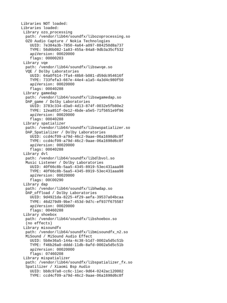 Android - Hardware.audio - Effect@7.0 IEffectsFactory Default | PDF ...