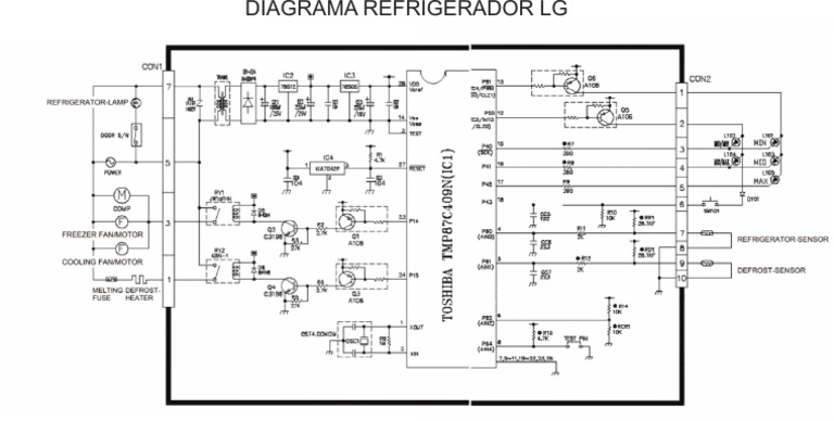 DIAGRAMA REFRI LG COMPRESORpdf | PDF