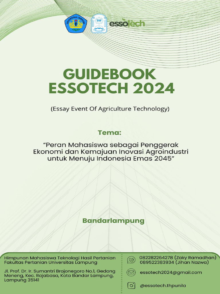 Guidebook Essotech 2024 | PDF