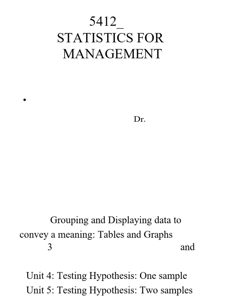 AIOU Online Workshop: Statistics Overview | PDF | Statistics ...
