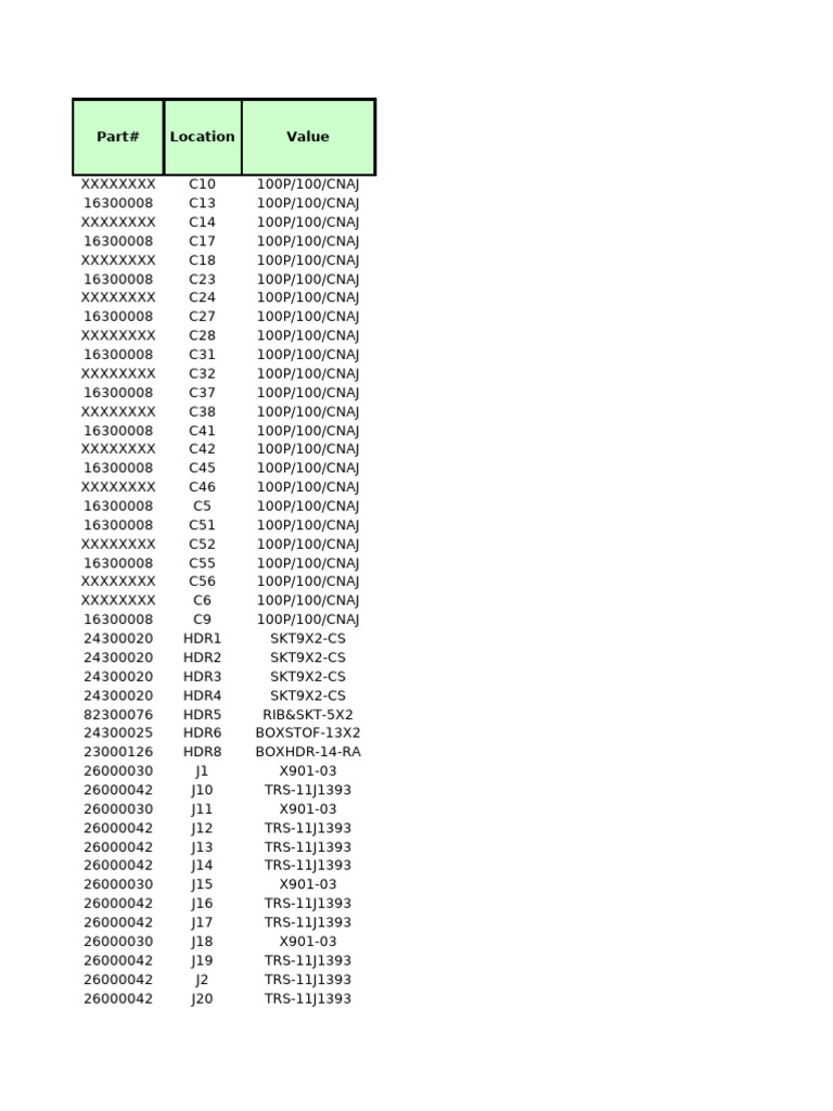 Product Specifications Overview | PDF