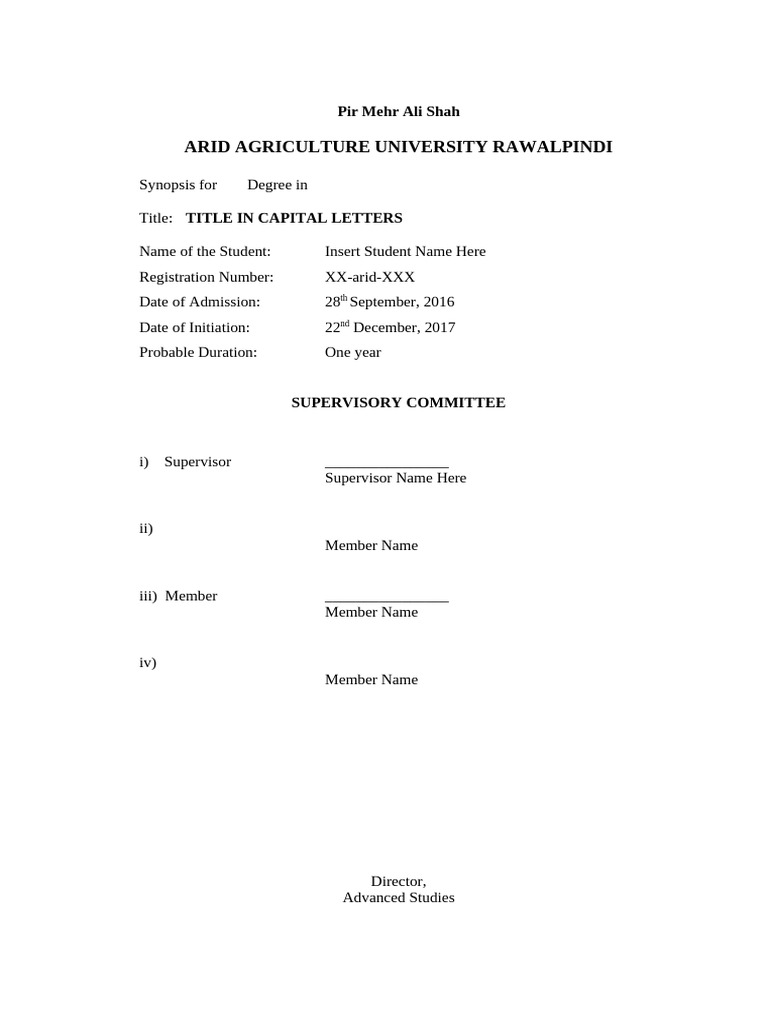 Synopsis Template MS 20418 | PDF | Information Science | Cognition