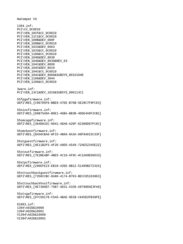 Hwcompat | PDF | Physical Layer Protocols | Computer Hardware