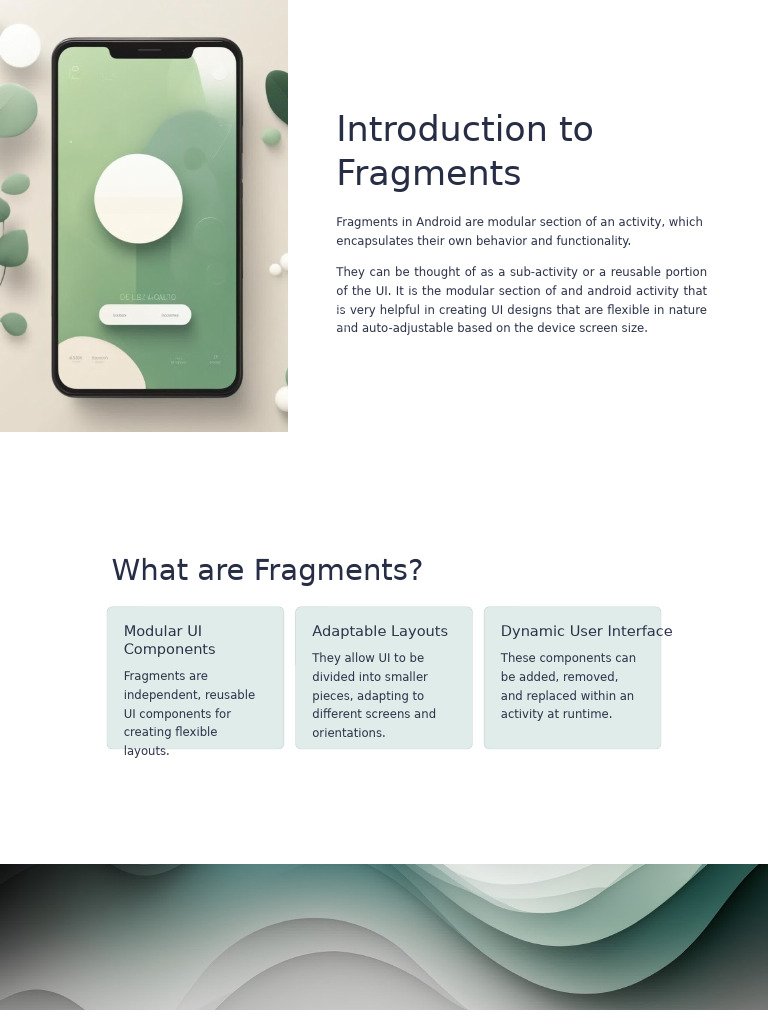 Understanding Android Fragments Basics | PDF | User Interface ...